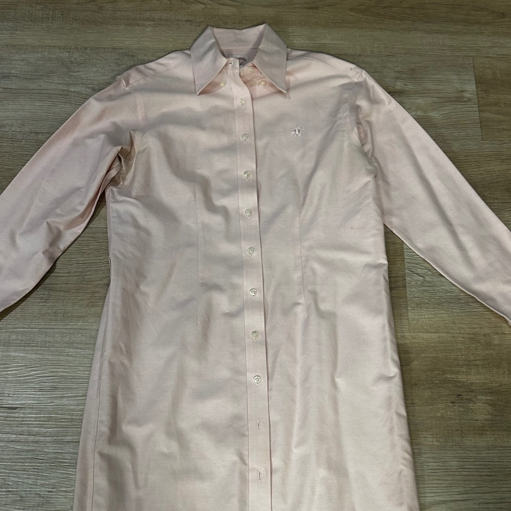 Brooks Brothers Women's 1818 long sleeve Shirt Dress - very nice with boots.